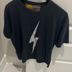 Aviator Nation - Black Lightning Bolt T-Shirt